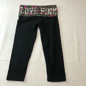 Pink Victoria Secret Yoga Pants Black Size XS